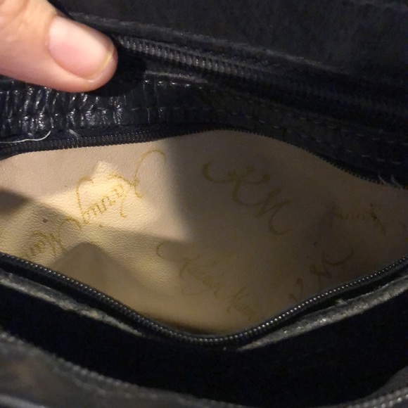 Vintage Leather Karnig Mann Handbag Made in Canada 1980s - Picture 5 of 5